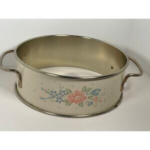 Vintage Symphony Matches Corelle Fireside Round Metal Carrier Rack Corning